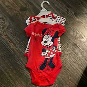 2 Disney baby onsies 3/6m